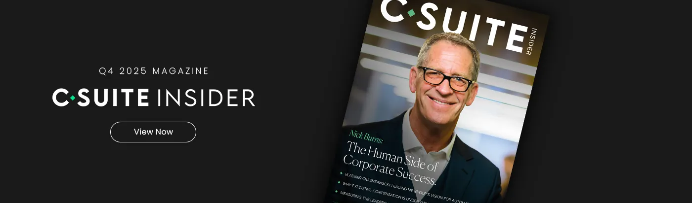 C-Suite Insider Magazine - Quarterly Edition Banner